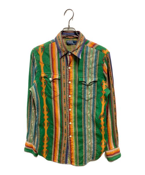 POLO RALPH LAUREN（ポロ・ラルフローレン）POLO RALPH LAUREN (ポロ・ラルフローレン) ネイティブ柄シャツ マルチカラー サイズ:Ｓの古着・服飾アイテム