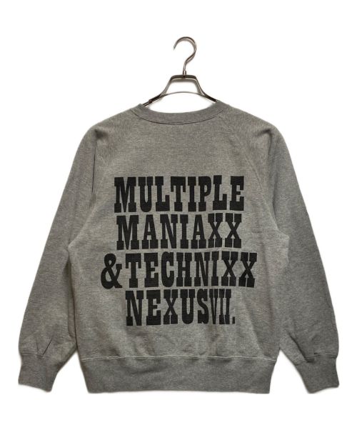 NEXUSVII（ネクサスセブン）NEXUSVII (ネクサスセブン) PEANUTS (ピーナッツ) CHARLIE BROWN CREW グレー サイズ:Sの古着・服飾アイテム