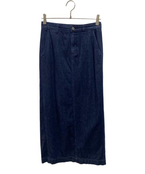 theory（セオリー）theory (セオリー) ドレープデニムマキシスカート インディゴ サイズ:24の古着・服飾アイテム
