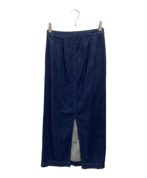 theory（セオリー）theory (セオリー) ドレープデニムマキシスカート インディゴ サイズ:24の古着・服飾アイテム