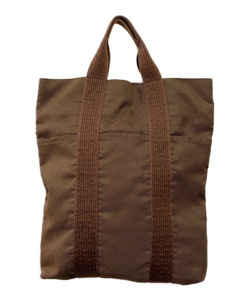 HERMES（エルメス）HERMES (エルメス) エールライン カバス ブラウンの古着・服飾アイテム