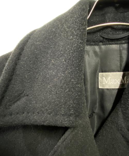 MaxMara（マックスマーラ）MaxMara (マックスマーラ) ウールコート ブラック サイズ:40の古着・服飾アイテム