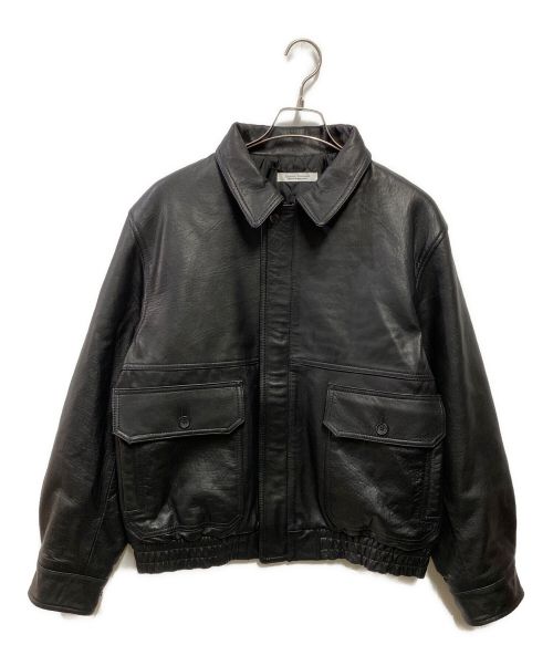 JOURNAL STANDARD（ジャーナルスタンダード）JOURNAL STANDARD (ジャーナル スタンダード) ラムダッドレザー ヴィンテージ ジャケット ブラック サイズ:Lの古着・服飾アイテム