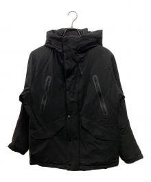 Adam et Rope（アダム エ ロペ）の古着「Dermizax Short Hoody Down」｜ブラック