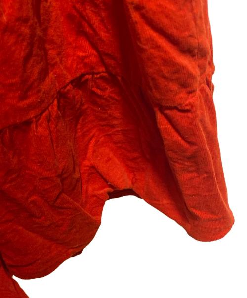 Ron Herman（ロンハーマン）Ron Herman (ロンハーマン) コーデュロイティアードスカート レッド サイズ:Sの古着・服飾アイテム