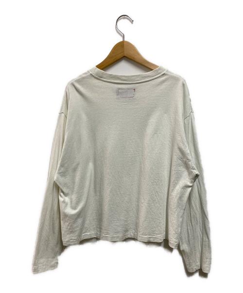 R.H.Vintage（ロンハーマン・ヴィンテージ）R.H.Vintage (ロンハーマン・ヴィンテージ) Gradation Color Long Sleeve Tee ホワイト サイズ:ＸＳの古着・服飾アイテム