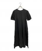 CABANABASHカバナバシュ）の古着「半袖ワンピース」｜ブラック