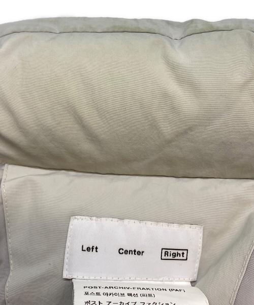 POST ARCHIVE FACTION（ポストアーカイブファクション）POST ARCHIVE FACTION (ポストアーカイブファクション) 3.1 DOWN RIGHT グレー サイズ:Mの古着・服飾アイテム