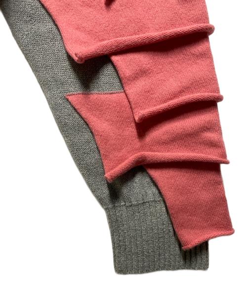 sulvam（サルバム）sulvam (サルバム) 袖デザインニット グレー サイズ:Mの古着・服飾アイテム