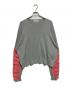 sulvam（サルバム）の古着「袖デザインニット」｜グレー