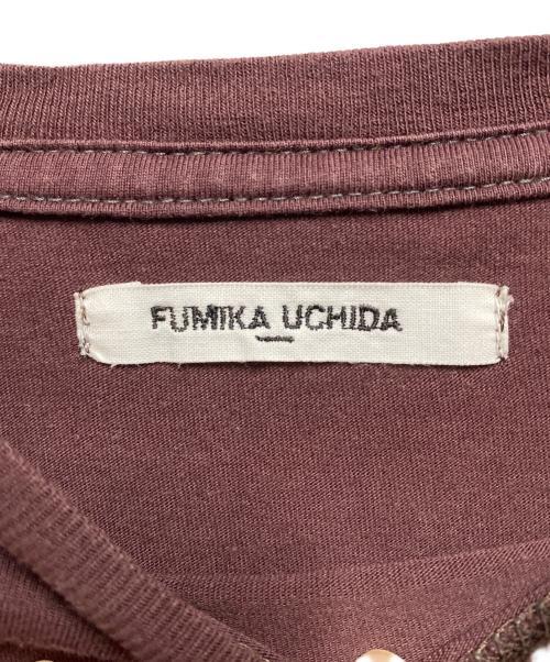 FUMIKA UCHIDA（フミカウチダ）FUMIKA UCHIDA (フミカウチダ) ダブルスリーブカットソー ブラウン サイズ:Ｓの古着・服飾アイテム