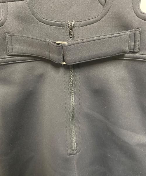 FUMIKA UCHIDA（フミカウチダ）FUMIKA UCHIDA (フミカウチダ) ボンディングサロペットパンツ ブラック サイズ:Ｓの古着・服飾アイテム