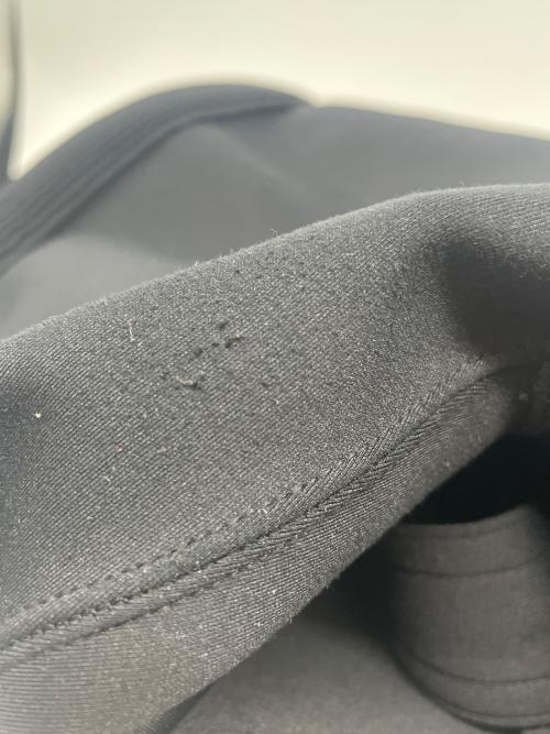 FUMIKA UCHIDA（フミカウチダ）FUMIKA UCHIDA (フミカウチダ) ボンディングサロペットパンツ ブラック サイズ:Ｓの古着・服飾アイテム