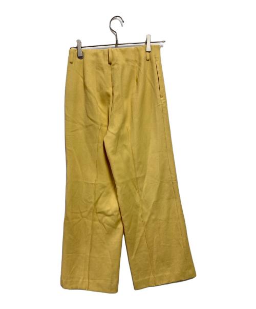 AURALEE（オーラリー）AURALEE (オーラリー) WOOL MAX SERGE SLACKS イエロー サイズ:Ｓの古着・服飾アイテム