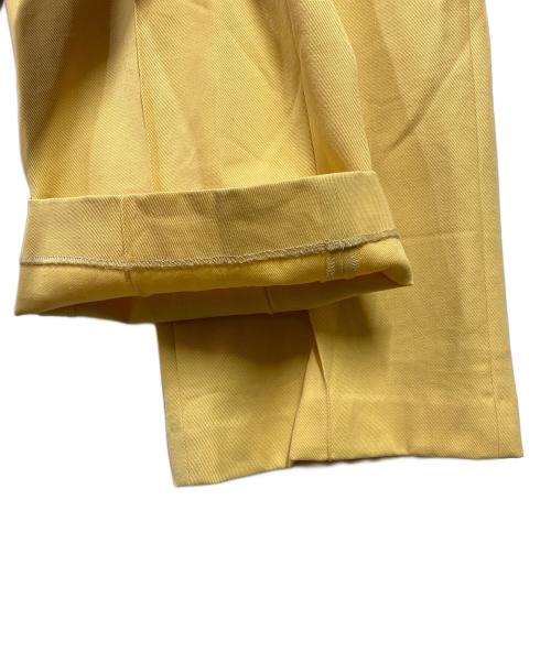 AURALEE（オーラリー）AURALEE (オーラリー) WOOL MAX SERGE SLACKS イエロー サイズ:Ｓの古着・服飾アイテム