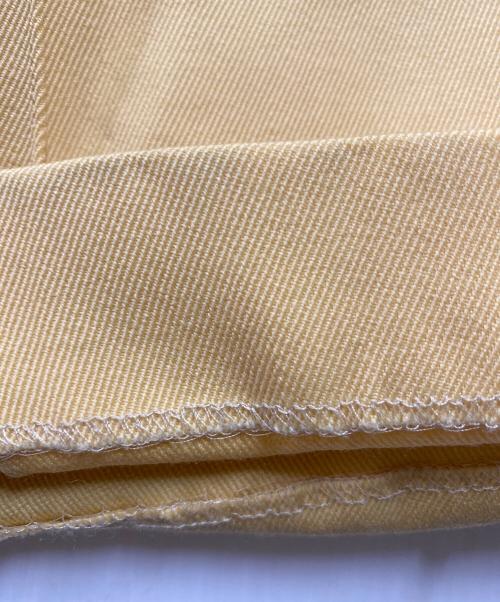 AURALEE（オーラリー）AURALEE (オーラリー) WOOL MAX SERGE SLACKS イエロー サイズ:Ｓの古着・服飾アイテム