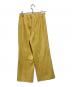 AURALEE (オーラリー) WOOL MAX SERGE SLACKS イエロー サイズ:Ｓ：7000円