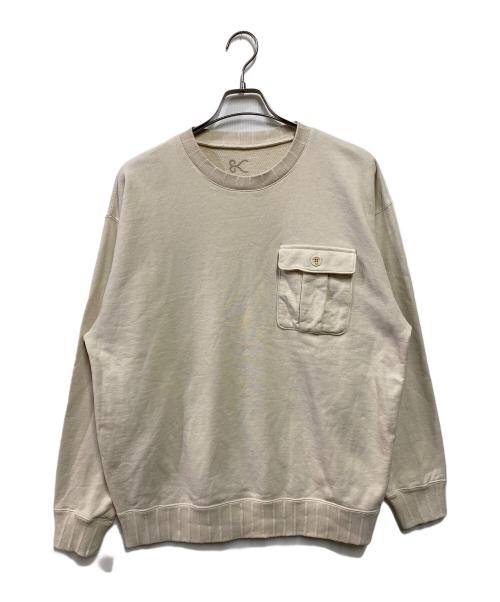 Denham（デンハム）Denham (デンハム) a IN U SWEAT ベージュ サイズ:Lの古着・服飾アイテム