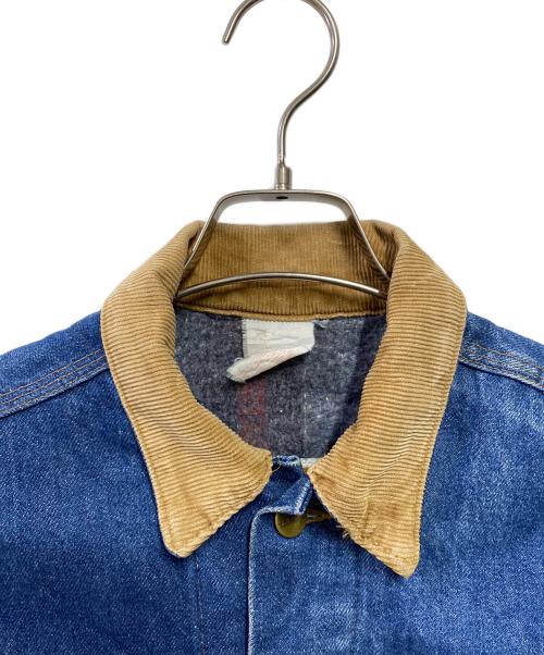 CarHartt（カーハート）CarHartt (カーハート) 80sブランケットトラッカージャケット インディゴ サイズ:サイズ詳細参照の古着・服飾アイテム