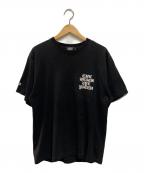 BlackEyePatch×FAFブラックアイパッチ×エフエーエフ）の古着「ロゴプリントTシャツ」｜ブラック
