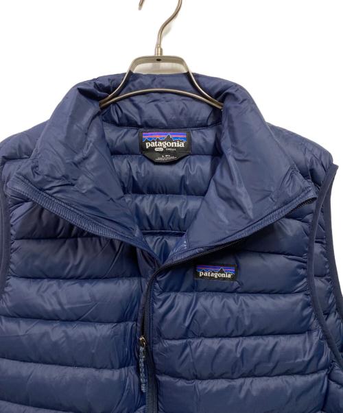 Patagonia（パタゴニア）Patagonia (パタゴニア) ダウンセーターベスト ネイビー サイズ:Lの古着・服飾アイテム