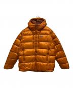 Patagoniaパタゴニア）の古着「フィッツロイダウンフーディー」｜オレンジ