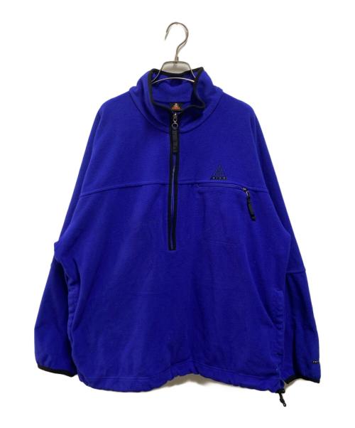 NIKE ACG（ナイキエーシージー）NIKE ACG (ナイキエーシージー) ハーフジップフリースジャケット ブルー サイズ:Ｌの古着・服飾アイテム