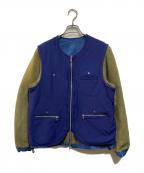 meanswhileミーンズワイル）の古着「リバーシブルジャケット」｜ネイビー