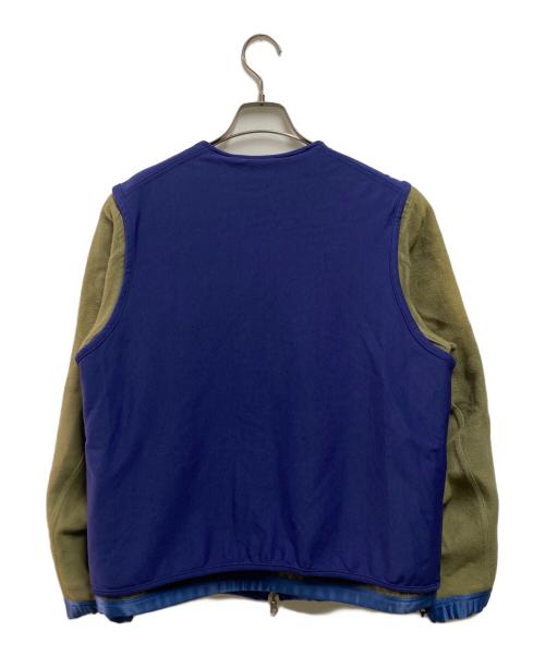 meanswhile（ミーンズワイル）meanswhile (ミーンズワイル) リバーシブルジャケット ネイビー サイズ:Ｍの古着・服飾アイテム