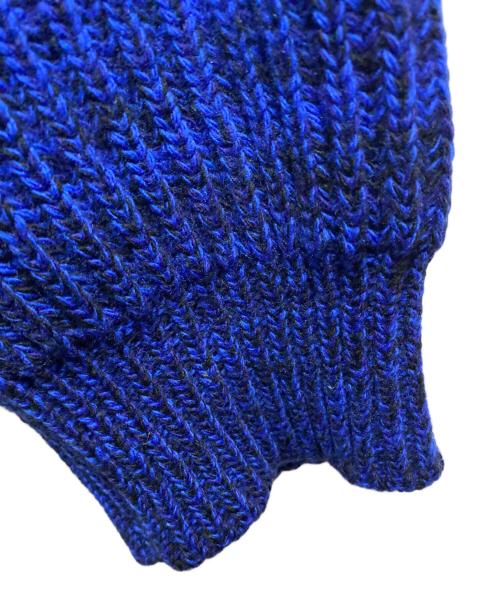 Gosha Rubchinskiy（ゴーシャラブチンスキー）Gosha Rubchinskiy (ゴーシャラブチンスキー) ラグランニット ブルー サイズ:サイズ詳細参照の古着・服飾アイテム