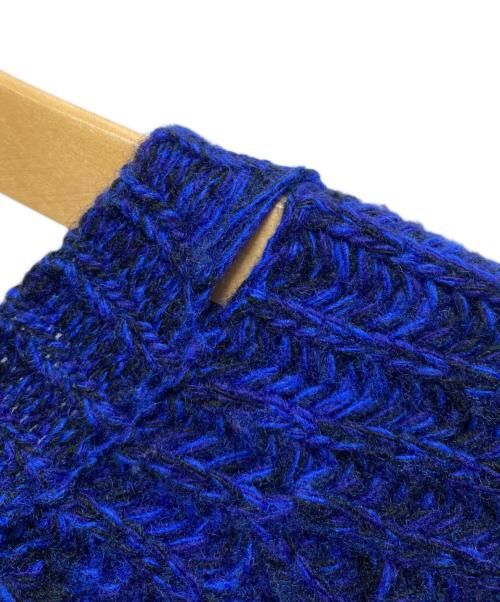 Gosha Rubchinskiy（ゴーシャラブチンスキー）Gosha Rubchinskiy (ゴーシャラブチンスキー) ラグランニット ブルー サイズ:サイズ詳細参照の古着・服飾アイテム