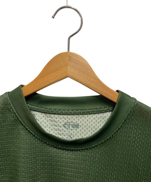 throwback（スローバック）throwback (スローバック) カットソー グリーン サイズ:Lの古着・服飾アイテム