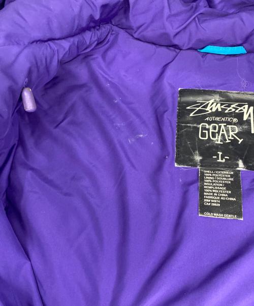 stussy（ステューシー）stussy (ステューシー) 中綿ジャケット スカイブルー サイズ:Ｌの古着・服飾アイテム