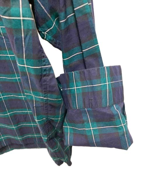 RHC Ron Herman（アールエイチシー ロンハーマン）RHC Ron Herman (アールエイチシー ロンハーマン) THOMAS MASON (トーマスメイソン) チェックシャツ グリーン サイズ:Ｍの古着・服飾アイテム