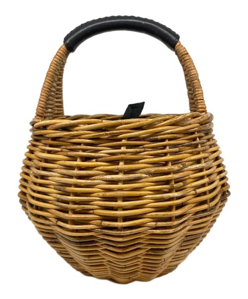 VIOLAd'ORO（ヴィオラドーロ）VIOLAd'ORO (ヴィオラドーロ) アラログワンハンドルカゴバッグ ブラウンの古着・服飾アイテム