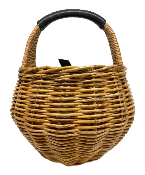 VIOLAd'ORO（ヴィオラドーロ）VIOLAd'ORO (ヴィオラドーロ) アラログワンハンドルカゴバッグ ブラウンの古着・服飾アイテム