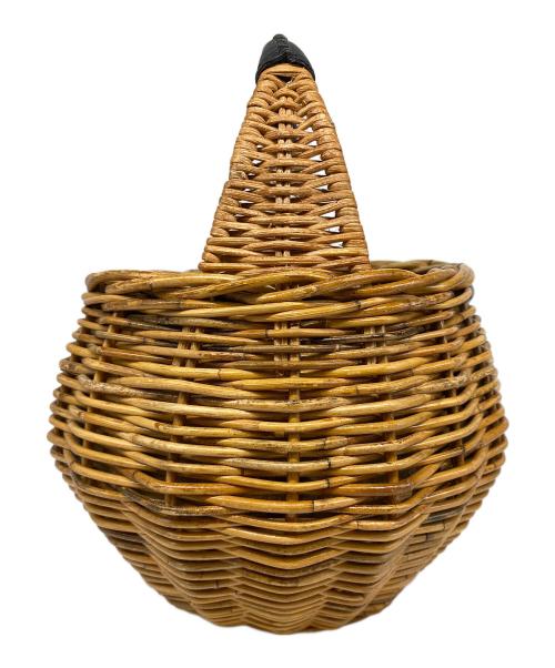 VIOLAd'ORO（ヴィオラドーロ）VIOLAd'ORO (ヴィオラドーロ) アラログワンハンドルカゴバッグ ブラウンの古着・服飾アイテム