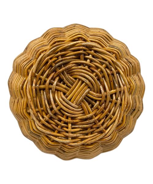 VIOLAd'ORO（ヴィオラドーロ）VIOLAd'ORO (ヴィオラドーロ) アラログワンハンドルカゴバッグ ブラウンの古着・服飾アイテム