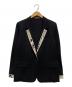 LEONARD（レオナール）の古着「襟切替ジャケット」｜ブラック