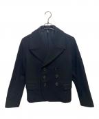 DIOR HOMMEディオール オム）の古着「Pコート　エディ期　06AW　These Grey Days期」｜ブラック