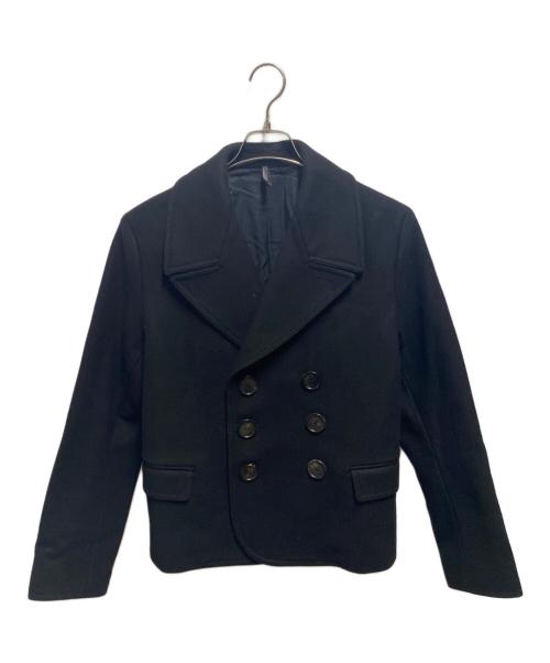 DIOR HOMME（ディオール オム）DIOR HOMME (ディオール オム) Pコート　エディ期　06AW　These Grey Days期 ブラック サイズ:48の古着・服飾アイテム