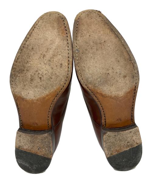 Jalan Sriwijaya（ジャランスリウァヤ）Jalan Sriwijaya (ジャランスリウァヤ) モンクストラップシューズ ブラウン サイズ:4　1/2の古着・服飾アイテム