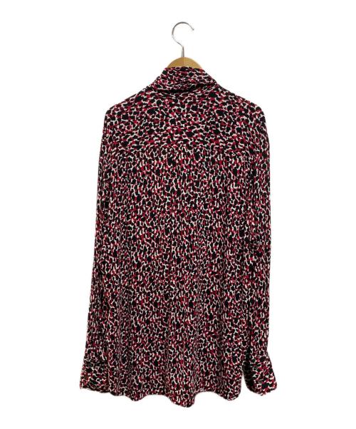N°21（ヌメロヴェントゥーノ）N°21 (ヌメロヴェントゥーロ) 総柄ブラウス レッド サイズ:Ｌの古着・服飾アイテム
