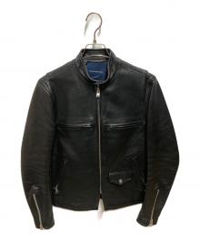 United Studio Archive（ユナイテッドスタジオアーカイブ）の古着「レザーライダースジャケット」｜ブラック
