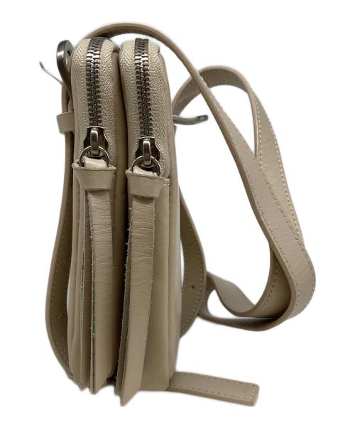 minitmute（ミニミュート）minitmute (ミニミュート) スクエアショルダーバッグ ベージュの古着・服飾アイテム