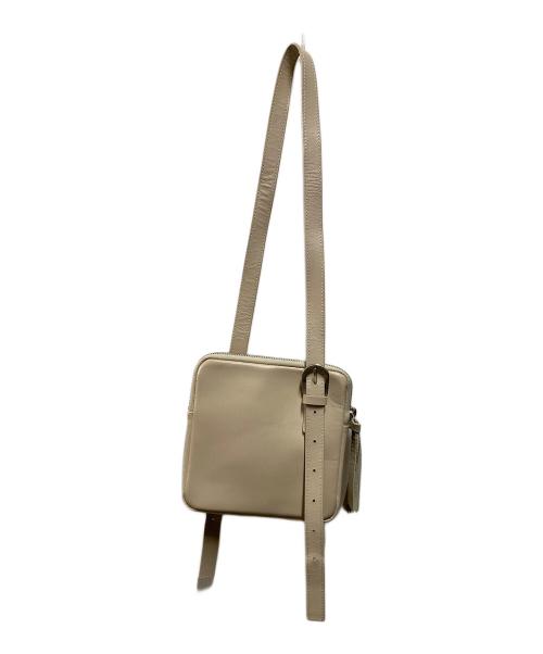 minitmute（ミニミュート）minitmute (ミニミュート) スクエアショルダーバッグ ベージュの古着・服飾アイテム