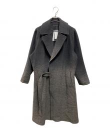 Y's（ワイズ）の古着「グラデ―ションロングコート」｜ブラック