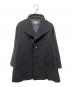 ISSEY MIYAKE（イッセイミヤケ）の古着「ウールカシミヤコート」｜ブラック