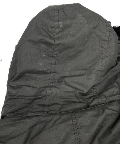 DIESEL（ディーゼル）DIESEL (ディーゼル) フェイクファー付モッズコート ブラック サイズ:Мの古着・服飾アイテム