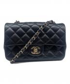 CHANELシャネル）の古着「マトラッセ20 シングルフラップ シングルチェーンバッグ」｜ブラック
